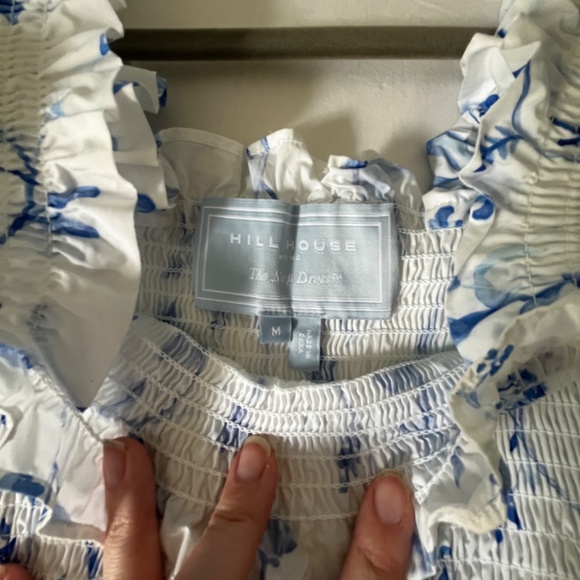 Hill House Home Ellie Nap Dress - Blue Botanical ( Medium) - Picture 2 of 8